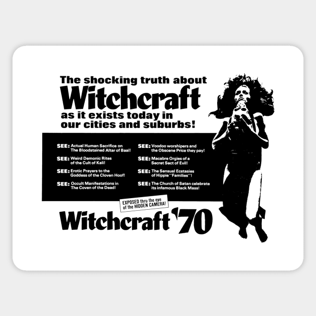 Witchcraft '70 Sticker by The Video Basement